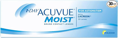 1-DAY ACUVUE® MOIST for ASTIGMATISM - Reemplazo Diario - protección UV - 30 lentes